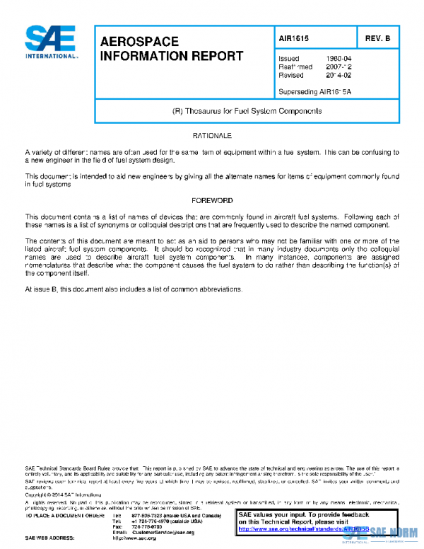 SAE AIR1615B PDF