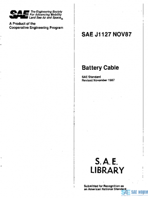 SAE J1127_198711 PDF