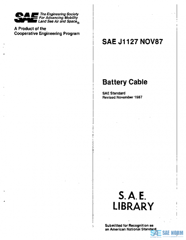 SAE J1127_198711 PDF