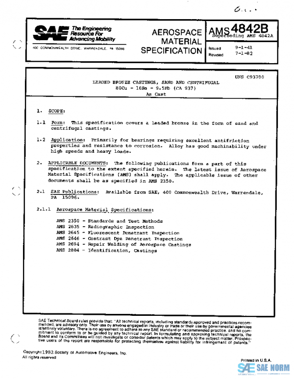SAE AMS4842B PDF