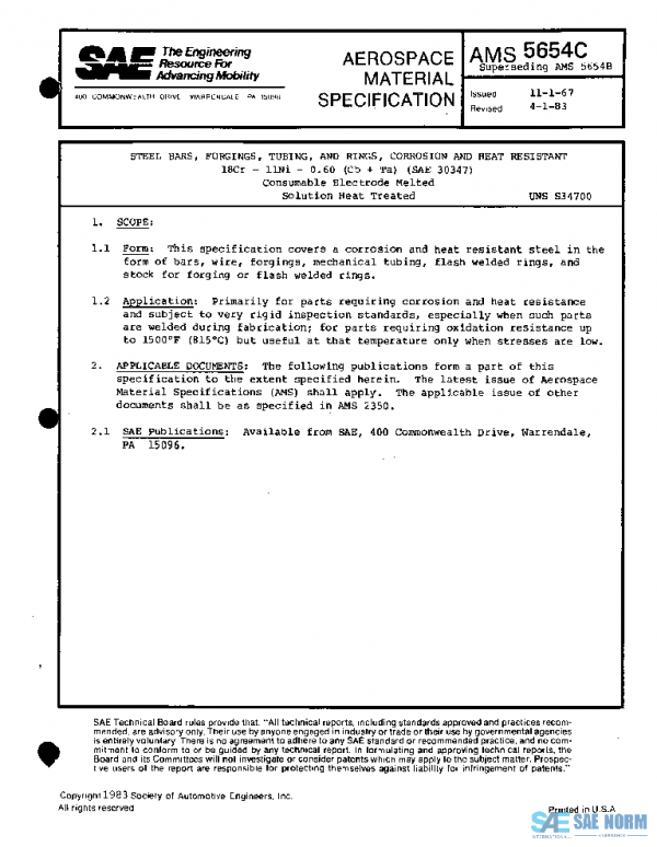 SAE AMS5654C PDF
