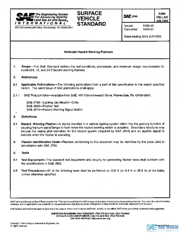 SAE J945_199907 PDF