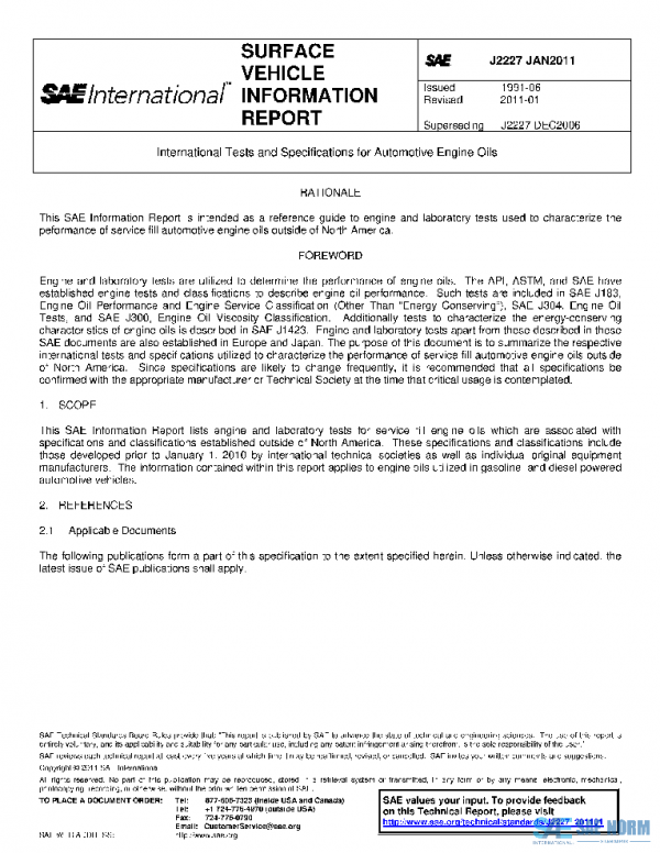 SAE J2227_201101 PDF