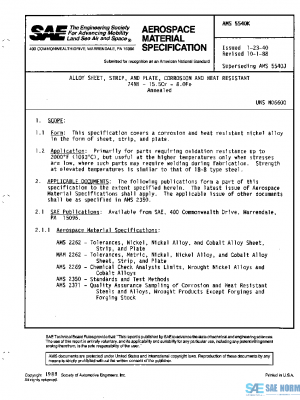 SAE AMS5540K PDF