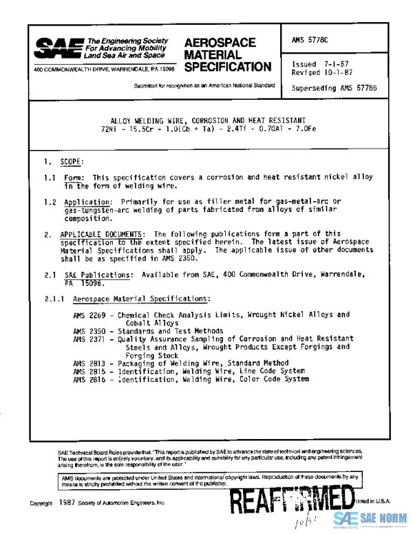 SAE AMS5778C PDF