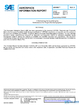 SAE AIR4985A PDF