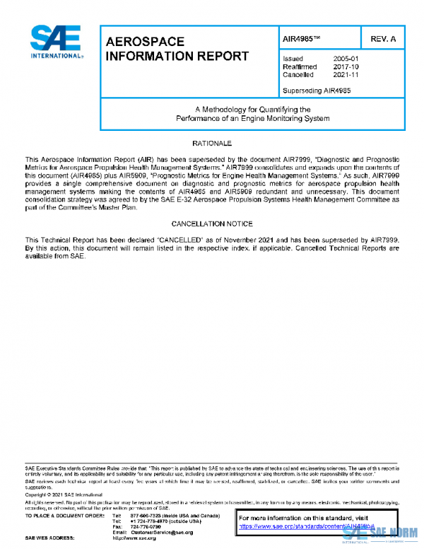 SAE AIR4985A PDF