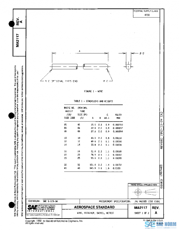 SAE MA2117A PDF