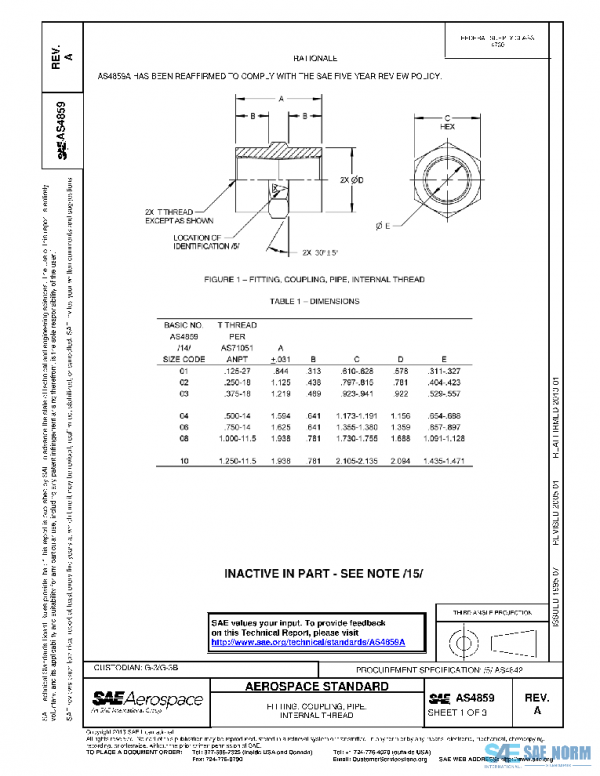 SAE AS4859A PDF SAE AS4859A PDF