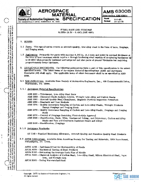 SAE AMS6300B PDF