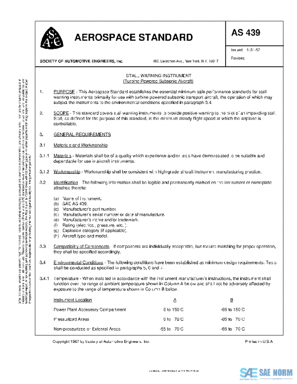 SAE AS439 PDF