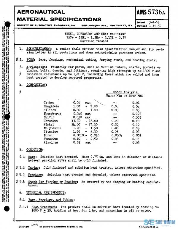 SAE AMS5736A PDF SAE AMS5736A PDF
