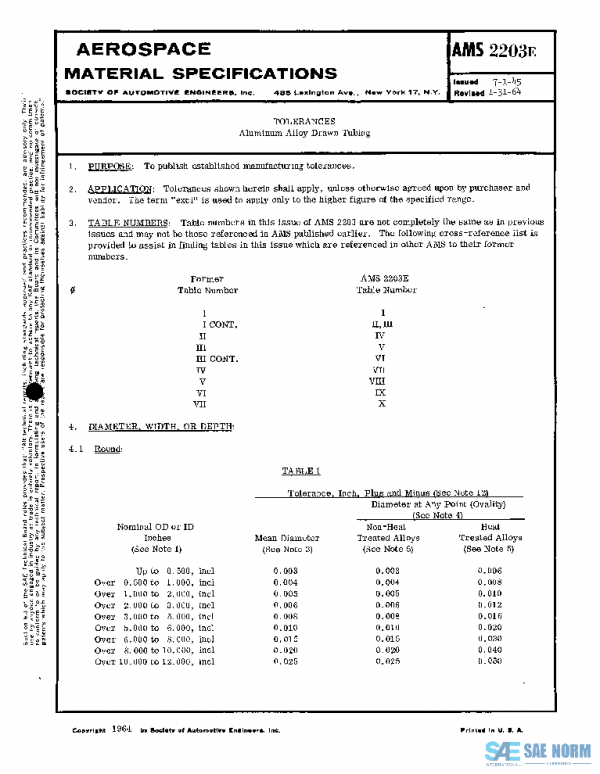 SAE AMS2203E PDF SAE AMS2203E PDF