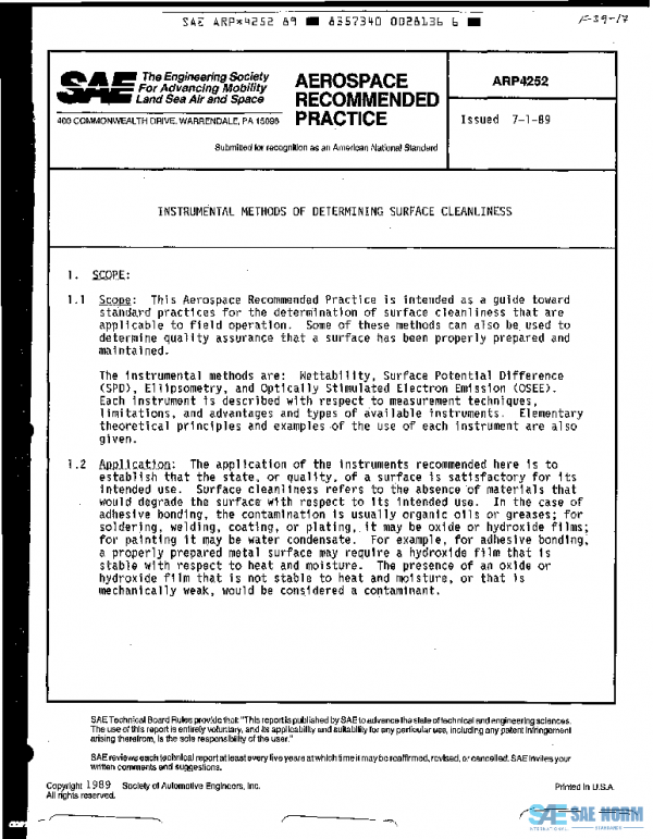 SAE ARP4252 PDF
