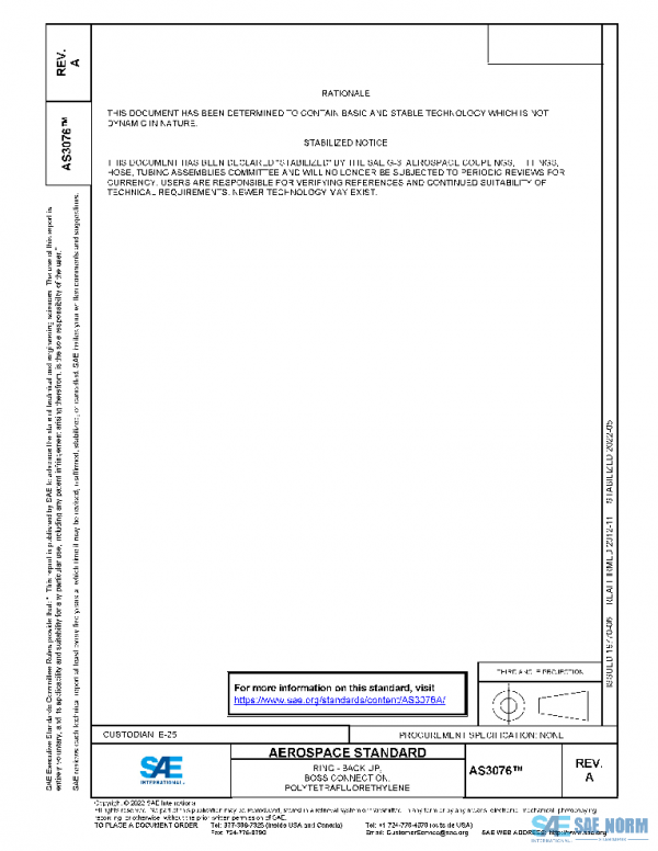 SAE AS3076A PDF SAE AS3076A PDF