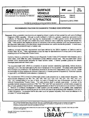SAE J2012_199410 PDF