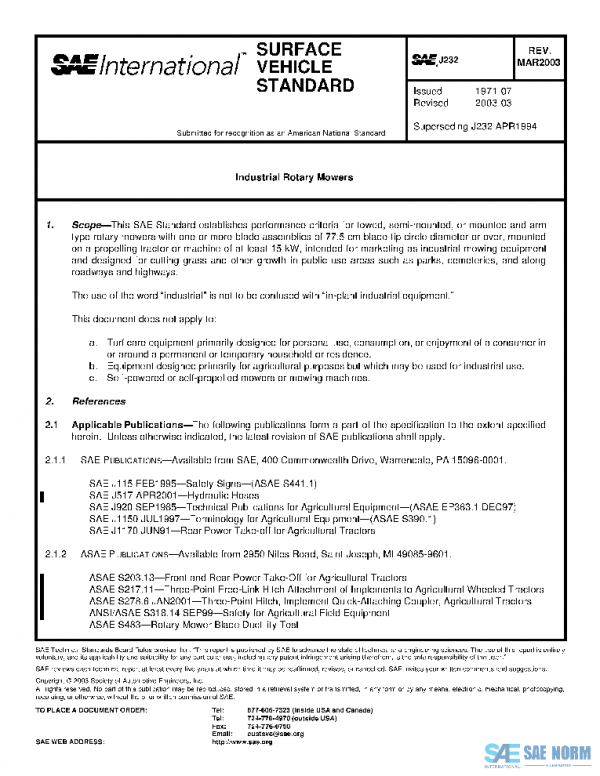 SAE J232_200303 PDF