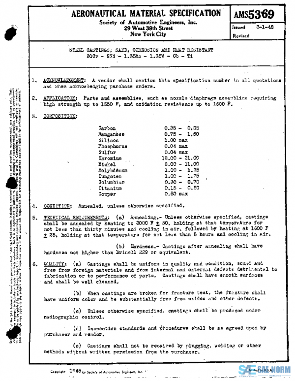 SAE AMS5369 PDF SAE AMS5369 PDF