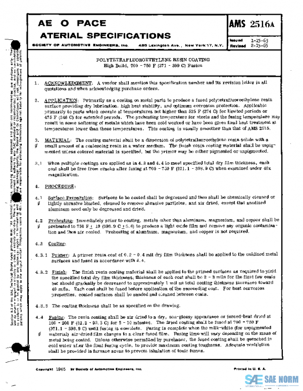 SAE AMS2516A PDF