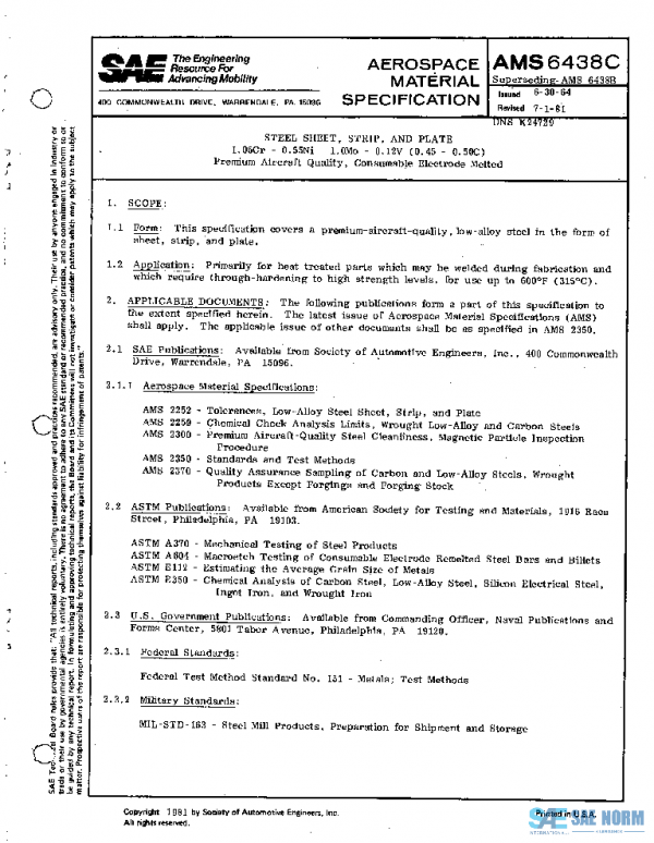 SAE AMS6438C PDF