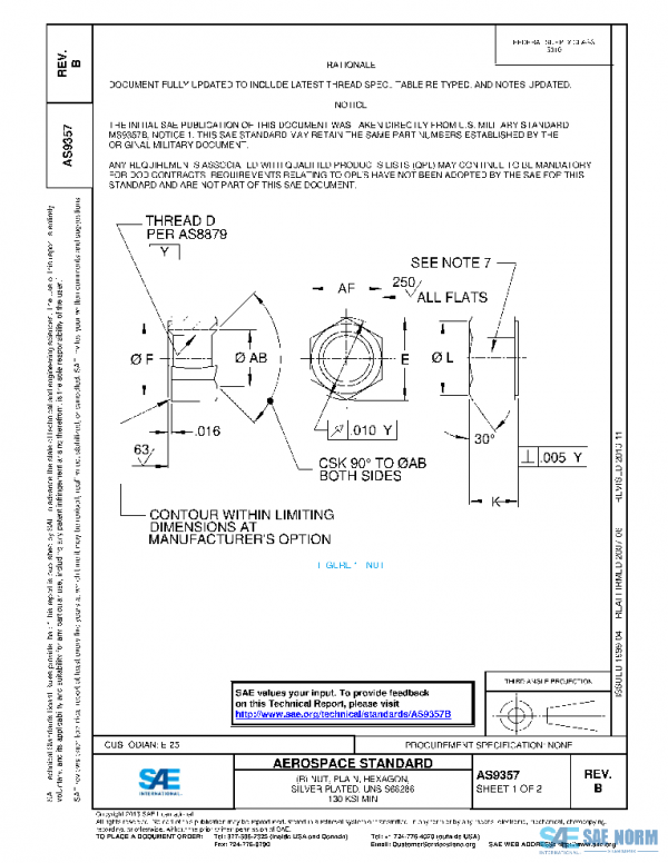 SAE AS9357B PDF SAE AS9357B PDF