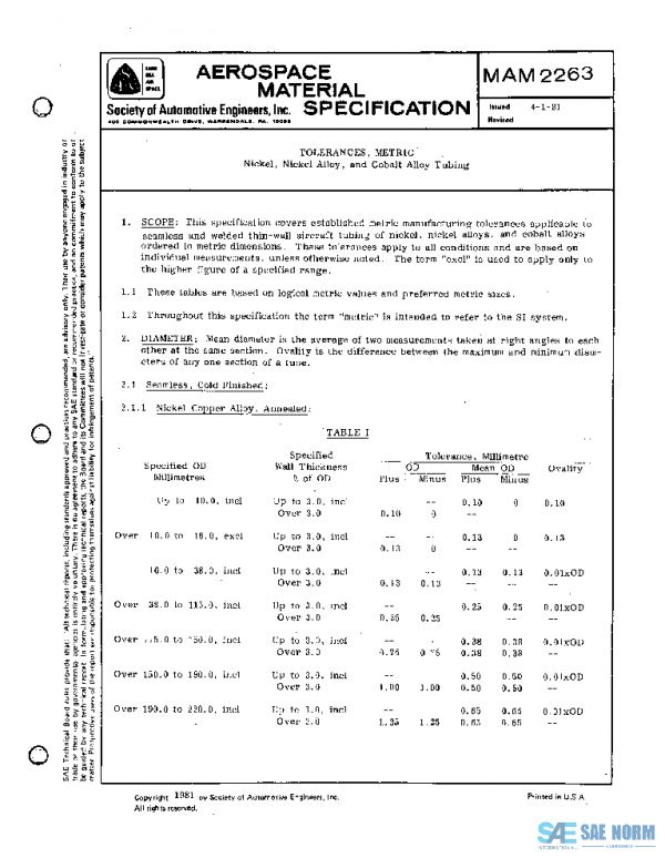 SAE MAM2263 PDF