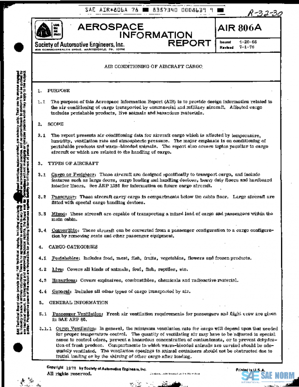 SAE AIR806A PDF SAE AIR806A PDF