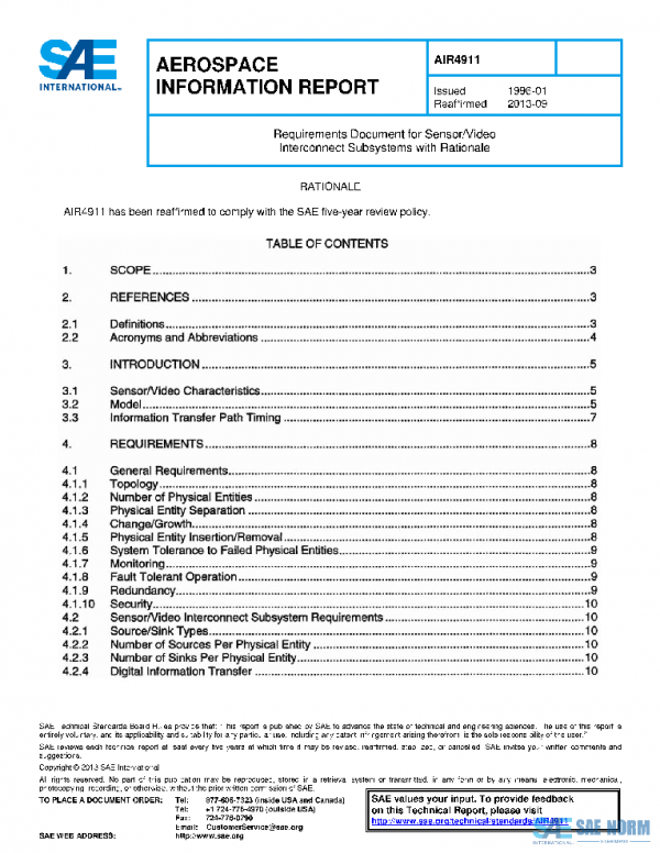 SAE AIR4911 PDF SAE AIR4911 PDF