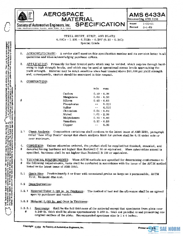 SAE AMS6433A PDF