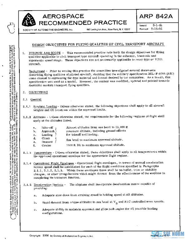 SAE ARP842A PDF