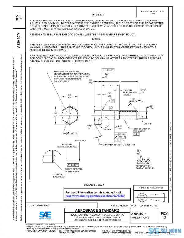 SAE AS9490B PDF