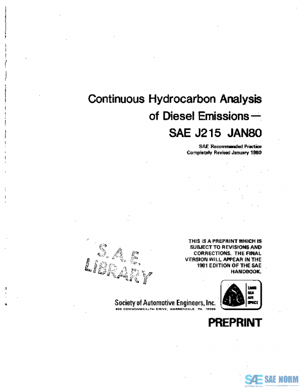 SAE J215_198001 PDF