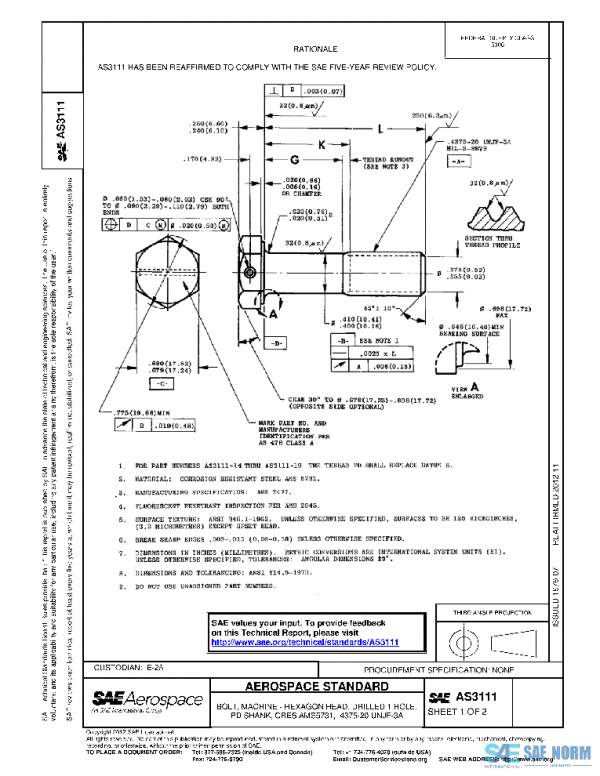 SAE AS3111 PDF