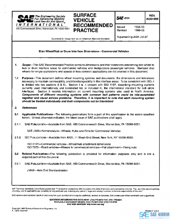 SAE J694_199808 PDF