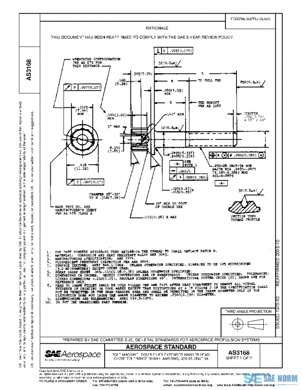 SAE AS3168 PDF SAE AS3168 PDF