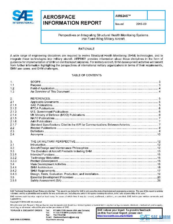 SAE AIR6245 PDF