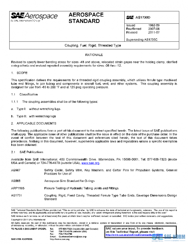 SAE AS1730D PDF