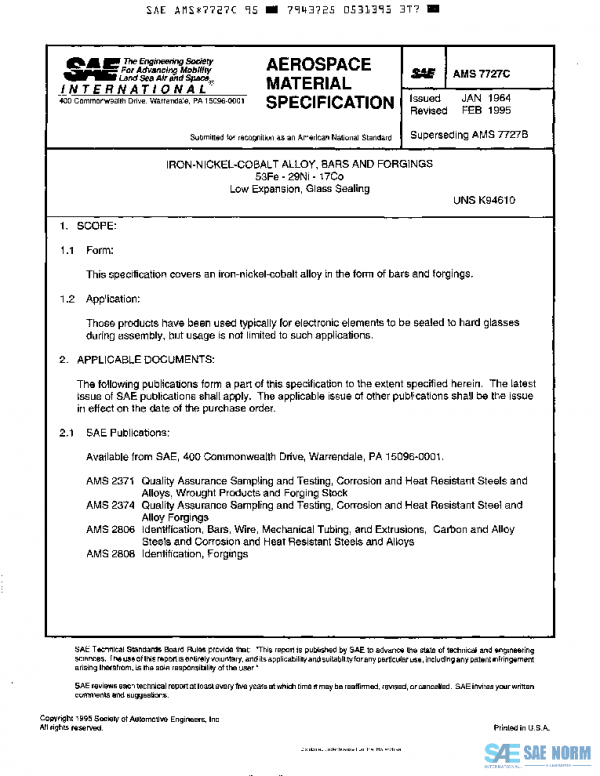 SAE AMS7727C PDF