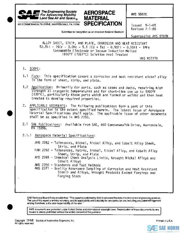 SAE AMS5597C PDF