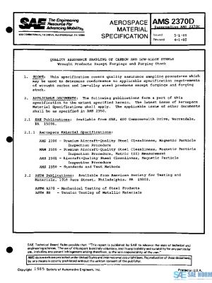 SAE AMS2370D PDF