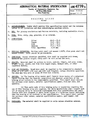 SAE AMS4770A PDF SAE AMS4770A PDF