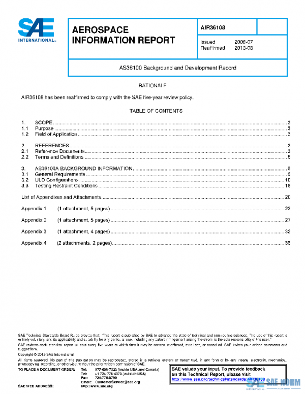 SAE AIR36108 PDF