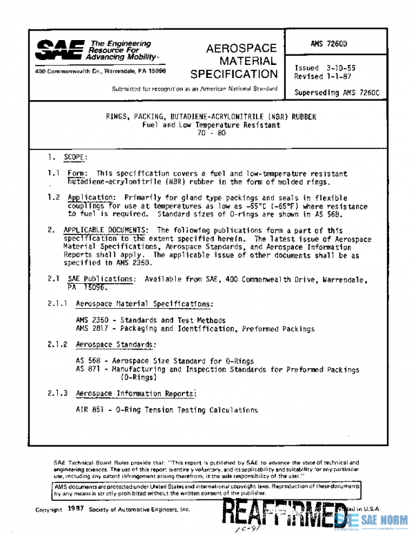 SAE AMS7260D PDF SAE AMS7260D PDF