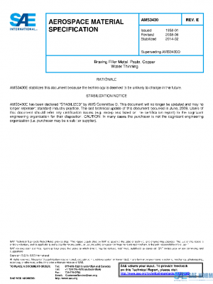 SAE AMS3430E PDF