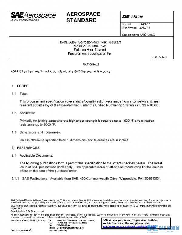 SAE AS7236 PDF