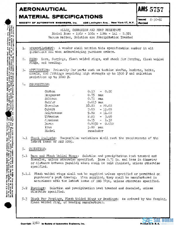 SAE AMS5757 PDF SAE AMS5757 PDF