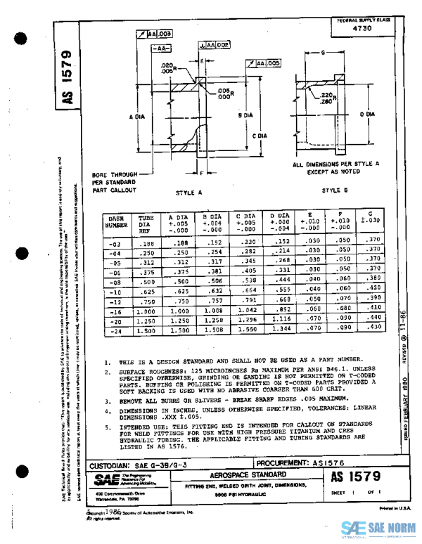 SAE AS1579A PDF