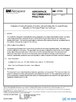 SAE ARP5996 PDF