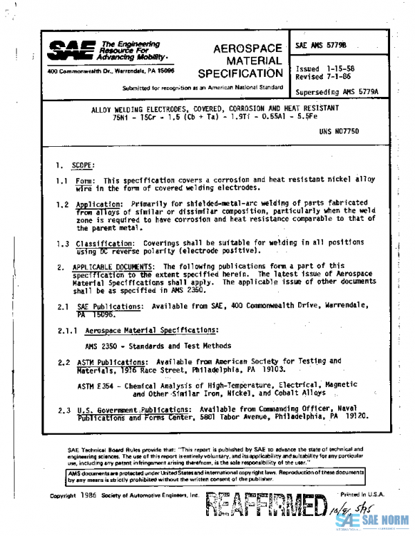 SAE AMS5779B PDF