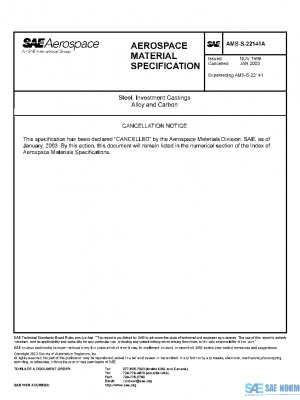 SAE AMSS22141A PDF